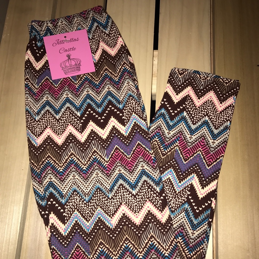 Leggings Chevron Delight One Size Buttery Soft New
